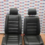 Scaune stanga-dreapta fata din piele VOLKSWAGEN TOUAREG 2002-2013, vedere frontata