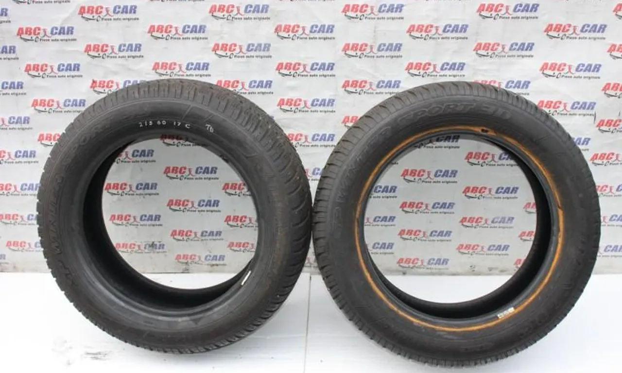 Set 2 anvelope iarna DUNLOP 215/60/R17 C MAZDA 2 2003-2007