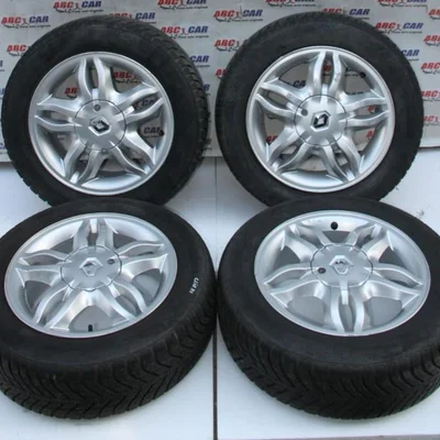 Set jante aliaj R15 RENAULT CLIO III 2005-2014 8200317802, vedere frontata