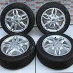 Set jante aliaj R15 RENAULT CLIO III 2005-2014 8200317802, vedere frontata