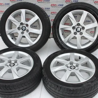 Set jante aliaj R15 SEAT IBIZA IV 2008-2017 6J0601025A, vedere frontata