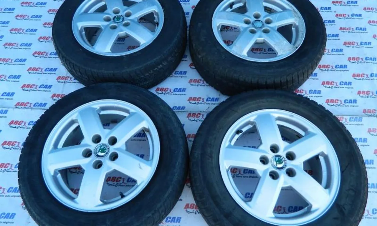 Set jante aliaj R15 SKODA OCTAVIA I 1996-2010
