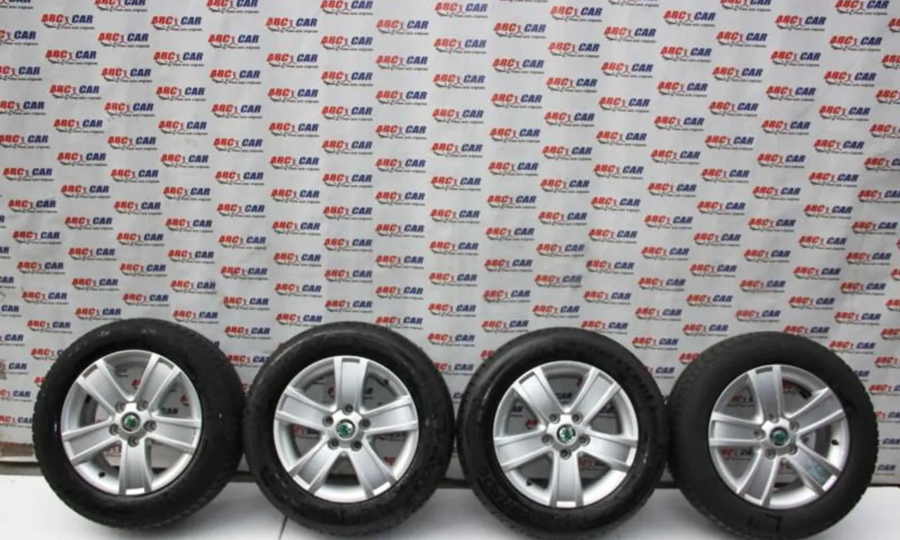 Set jante aliaj R15 SKODA OCTAVIA II 2004-2013