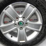 Set jante aliaj R15 SKODA OCTAVIA II 2004-2013 1Z0601025S, vedere laterala