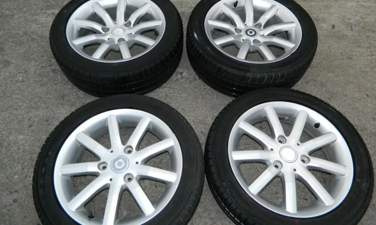 Set jante aliaj R15 SMART FORTWO 2004-2007