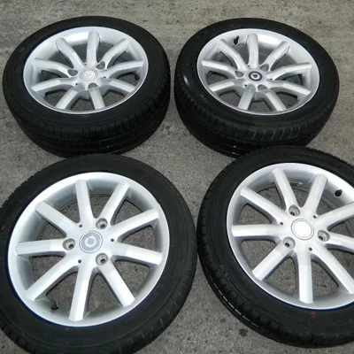 Set jante aliaj R15 SMART FORTWO 2004-2007, vedere frontata