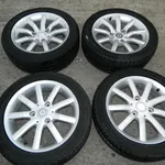 Set jante aliaj R15 SMART FORTWO 2004-2007, vedere frontata