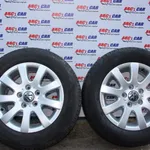 Set jante aliaj R15 VOLKSWAGEN TOURAN 2003-2011 1K0601025AQ, vedere laterala