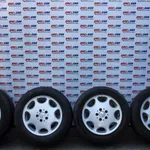 Set jante aliaj R16 MERCEDES E-CLASS 1993-1996 0480636, vedere frontata