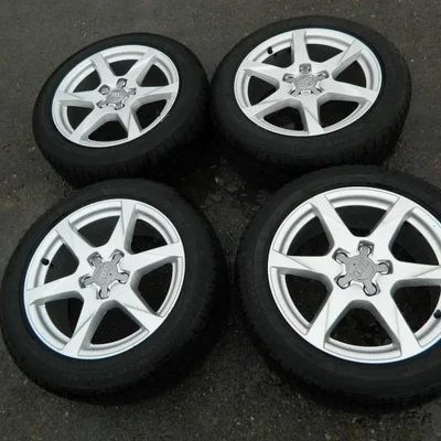 Set jante aliaj R17 AUDI A4 B8 2007-2017, vedere frontata