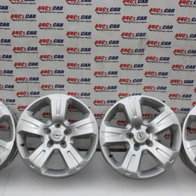 Set jante aliaj R17 OPEL ASTRA H 2004-2014, vedere frontata