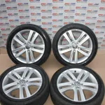 Set jante aliaj R17 VOLKSWAGEN JETTA VI 2008-2019 5C0601025AN, vedere frontata