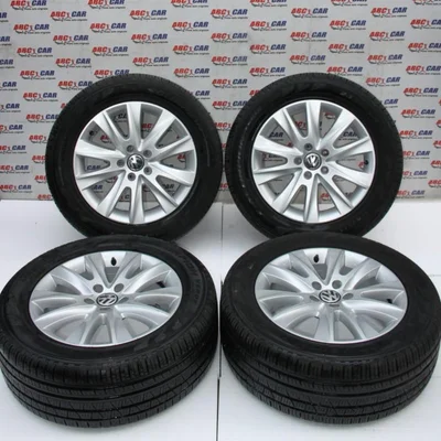 Set jante aliaj R17 VOLKSWAGEN TIGUAN 2007-2018 5N0601025M, vedere frontata