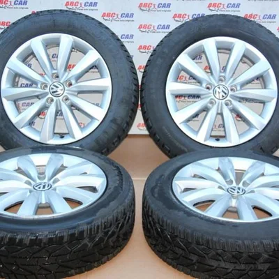 Set jante aliaj R17 VOLKSWAGEN TIGUAN 2007-2018 5N0601025P, vedere frontata