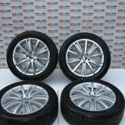 Set jante aliaj R18 VOLKSWAGEN TIGUAN 2007-2018 5N0601025AF, vedere frontata