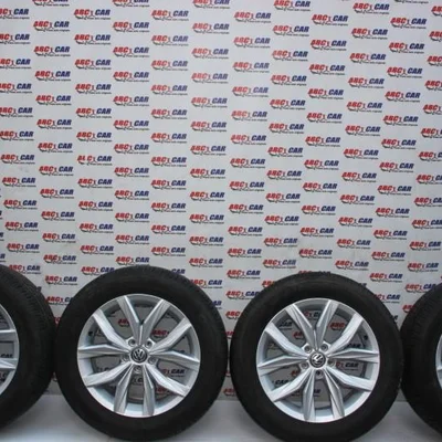 Set jante aliaj R18 VOLKSWAGEN TIGUAN 2016-2024 5NA601025B, vedere frontata