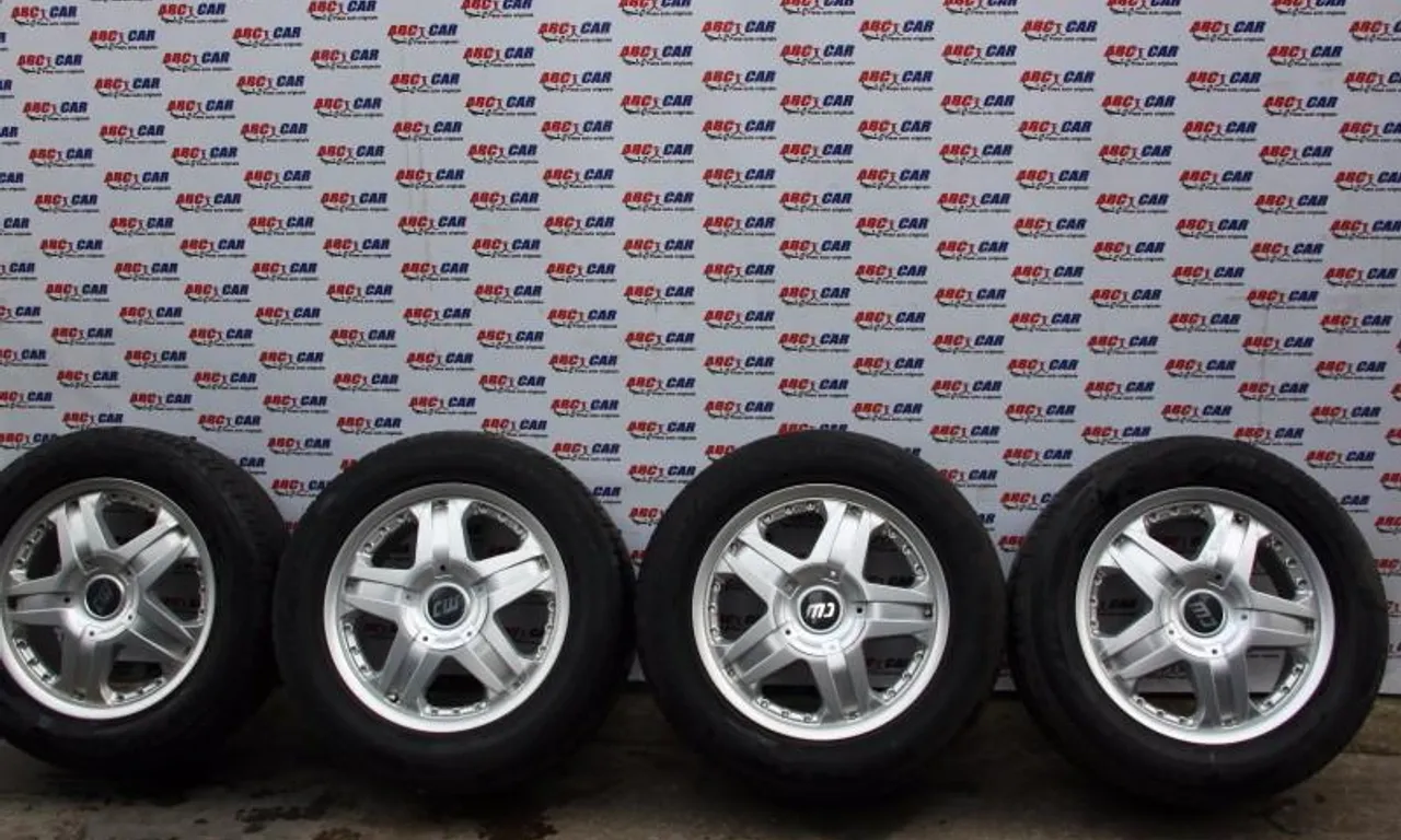 Set jante aluminiu BORBET cu anvelope de vara 255/55 R18 VOLKSWAGEN TOUAREG 2002-2013