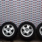 Set jante aluminiu BORBET cu anvelope de vara 255/55 R18 VOLKSWAGEN TOUAREG 2002-2013, vedere frontata