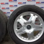 Set jante aluminiu BORBET cu anvelope de vara 255/55 R18 VOLKSWAGEN TOUAREG 2002-2013, vedere laterala