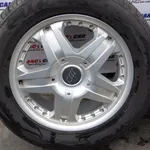 Set jante aluminiu BORBET cu anvelope de vara 255/55 R18 VOLKSWAGEN TOUAREG 2002-2013, vedere laterala