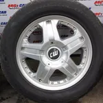 Set jante aluminiu BORBET cu anvelope de vara 255/55 R18 VOLKSWAGEN TOUAREG 2002-2013, vedere laterala