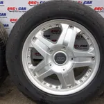 Set jante aluminiu BORBET cu anvelope de vara 255/55 R18 VOLKSWAGEN TOUAREG 2002-2013, vedere laterala