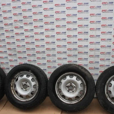 Set jante tabla R16 cu anvelope DACIA DUSTER 2010-2018, vedere frontata