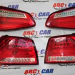 Set stopuri full LED caroserie si haion VOLKSWAGEN GOLF VII 2012-2017, vedere frontata