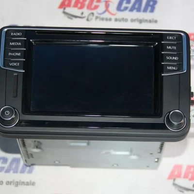 Unitate multimedia VOLKSWAGEN TRANSPORTER T6 2015-2024 5K7035200D, vedere frontata