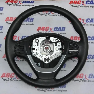 Volan din piele cu comenzi BMW X3 2010-2017 2498713385-02, vedere frontata