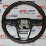 Volan din piele cu comenzi si padele AUDI Q7 2015-2026 4M0419091B, vedere frontata