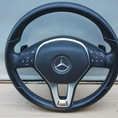 Volan din piele cu comenzi si padele MERCEDES CLS 2017-2026, vedere frontata