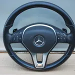 Volan din piele cu comenzi si padele MERCEDES CLS 2017-2026, vedere frontata