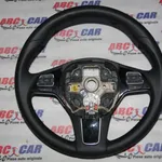 Volan din piele cu comenzi VOLKSWAGEN TOUAREG 2010-2018 7P6419091, vedere frontata