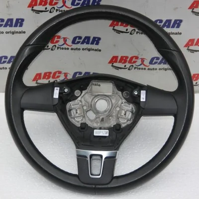 Volan din piele VOLKSWAGEN TIGUAN 2007-2018 3CB419091AQ, vedere frontata