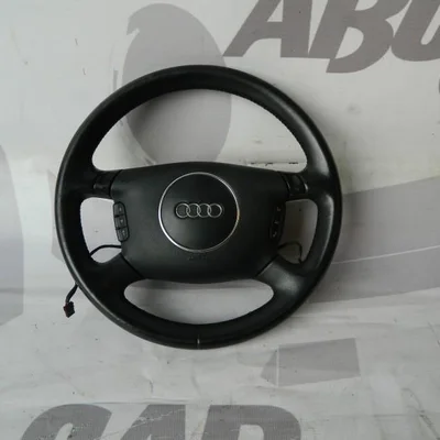 Volan piele cu comenzi AUDI A6 C5 Avant 1997-2006, vedere frontata