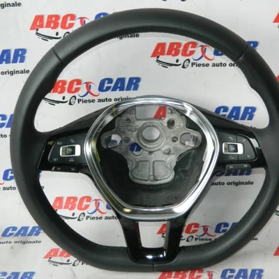 Volan piele cu comenzi VOLKSWAGEN GOLF ALLTRACK VII Variant 2014-2020 5G0419091DJ, vedere frontata